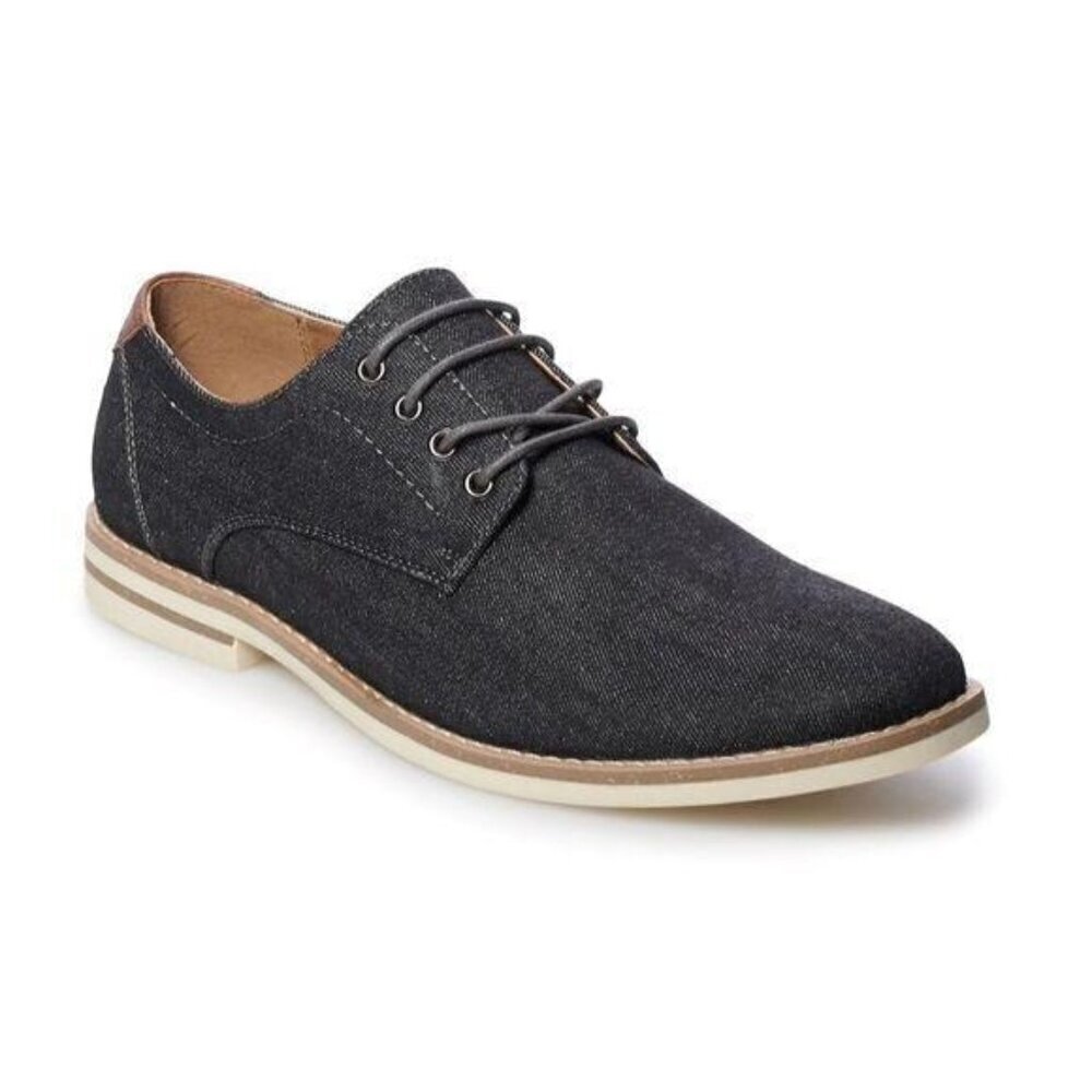 Sonoma Warren Men’s Denim Oxford Shoes New Size 8